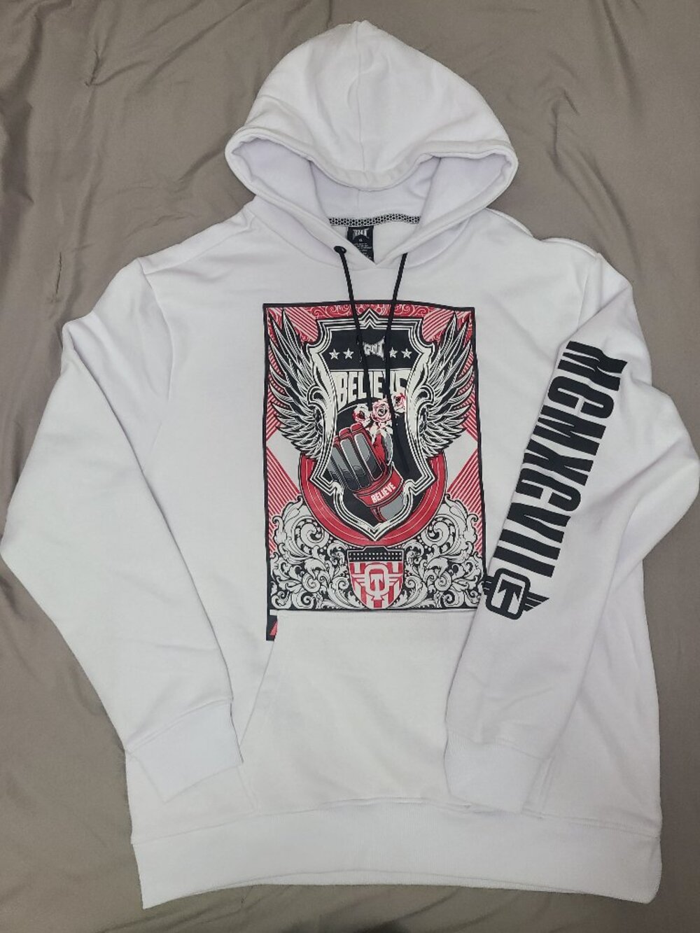 Tapout MMA XL White Hoodie (NEW)